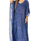 Sakkas Catia Women's Boho-Style Long Maxi Caftan for Lounging and Casual Wear