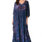 Sakkas Catia Women's Boho-Style Long Maxi Caftan for Lounging and Casual Wear