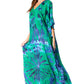 Sakkas Catia Women's Boho-Style Long Maxi Caftan for Lounging and Casual Wear
