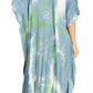 Sakkas Pilar Petite Women's Beach Maxi Caftan Dress in Short Sleeve Casual Style