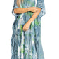 Sakkas Pilar Petite Women's Beach Maxi Caftan Dress in Short Sleeve Casual Style