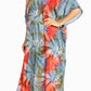 Sakkas Pilar Petite Women's Beach Maxi Caftan Dress in Short Sleeve Casual Style