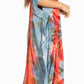 Sakkas Pilar Petite Women's Beach Maxi Caftan Dress in Short Sleeve Casual Style