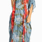 Sakkas Pilar Petite Women's Beach Maxi Caftan Dress in Short Sleeve Casual Style