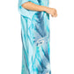 Sakkas Pilar Petite Women's Beach Maxi Caftan Dress in Short Sleeve Casual Style