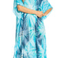 Sakkas Pilar Petite Women's Beach Maxi Caftan Dress in Short Sleeve Casual Style