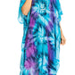 Sakkas Pilar Petite Women's Beach Maxi Caftan Dress in Short Sleeve Casual Style