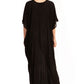 Sakkas Pilar Petite Women's Beach Maxi Caftan Dress in Short Sleeve Casual Style