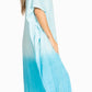 Sakkas Pilar Petite Women's Beach Maxi Caftan Dress in Short Sleeve Casual Style