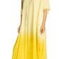 Sakkas Pilar Petite Women's Beach Maxi Caftan Dress in Short Sleeve Casual Style