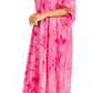Sakkas Pilar Petite Women's Beach Maxi Caftan Dress in Short Sleeve Casual Style