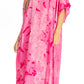 Sakkas Pilar Petite Women's Beach Maxi Caftan Dress in Short Sleeve Casual Style