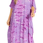 Sakkas Pilar Petite Women's Beach Maxi Caftan Dress in Short Sleeve Casual Style