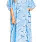 Sakkas Pilar Petite Women's Beach Maxi Caftan Dress in Short Sleeve Casual Style