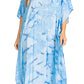 Sakkas Pilar Petite Women's Beach Maxi Caftan Dress in Short Sleeve Casual Style