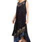 Sakkas Starlight Second Tie Dye Caftan Dress: Women's Beach Cover Up