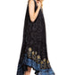 Sakkas Starlight Second Tie Dye Caftan Dress: Women's Beach Cover Up