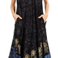 Sakkas Starlight Second Tie Dye Caftan Dress: Women's Beach Cover Up