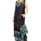 Sakkas Starlight Second Tie Dye Caftan Dress: Women's Beach Cover Up
