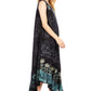 Sakkas Starlight Second Tie Dye Caftan Dress: Women's Beach Cover Up