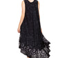 Sakkas Starlight Second Tie Dye Caftan Dress: Women's Beach Cover Up