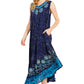 Sakkas Starlight Second Tie Dye Caftan Dress: Women's Beach Cover Up