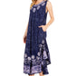 Sakkas Starlight Second Tie Dye Caftan Dress: Women's Beach Cover Up
