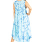 Sakkas Starlight Second Tie Dye Caftan Dress: Women's Beach Cover Up