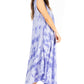 Sakkas Starlight Second Tie Dye Caftan Dress: Women's Beach Cover Up