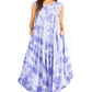 Sakkas Starlight Second Tie Dye Caftan Dress: Women's Beach Cover Up