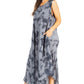 Sakkas Starlight Second Tie Dye Caftan Dress: Women's Beach Cover Up
