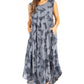 Sakkas Starlight Second Tie Dye Caftan Dress: Women's Beach Cover Up