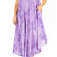 Sakkas Starlight Second Tie Dye Caftan Dress: Women's Beach Cover Up