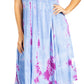 Sakkas Starlight Second Tie Dye Caftan Dress: Women's Beach Cover Up