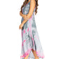 Sakkas Starlight Second Tie Dye Caftan Dress: Women's Beach Cover Up