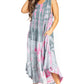 Sakkas Starlight Second Tie Dye Caftan Dress: Women's Beach Cover Up