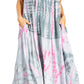 Sakkas Starlight Second Tie Dye Caftan Dress: Women's Beach Cover Up
