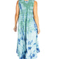 Sakkas Starlight Second Tie Dye Caftan Dress: Women's Beach Cover Up
