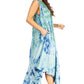 Sakkas Starlight Second Tie Dye Caftan Dress: Women's Beach Cover Up