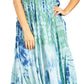 Sakkas Starlight Second Tie Dye Caftan Dress: Women's Beach Cover Up