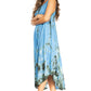 Sakkas Starlight Second Tie Dye Caftan Dress: Women's Beach Cover Up