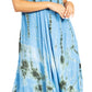 Sakkas Starlight Second Tie Dye Caftan Dress: Women's Beach Cover Up