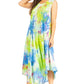 Sakkas Starlight Third Tie Dye Caftan Dress: Women's Beach Cover Up