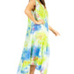 Sakkas Starlight Third Tie Dye Caftan Dress: Women's Beach Cover Up