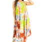 Sakkas Starlight Third Tie Dye Caftan Dress: Women's Beach Cover Up
