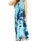 Sakkas Starlight Third Tie Dye Caftan Dress: Women's Beach Cover Up