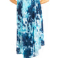 Sakkas Starlight Third Tie Dye Caftan Dress: Women's Beach Cover Up