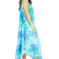 Sakkas Starlight Third Tie Dye Caftan Dress: Women's Beach Cover Up
