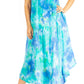 Sakkas Starlight Third Tie Dye Caftan Dress: Women's Beach Cover Up