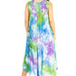 Sakkas Starlight Third Tie Dye Caftan Dress: Women's Beach Cover Up